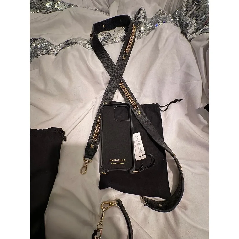 Very RArE Dillon studded Bandolier holster bag/case & Matching 3/4” strap